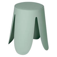 BADHOCKER Kunststoff  - Pastellgrün, Basics, Kunststoff (44,5/46/44,5cm) - Wenko
