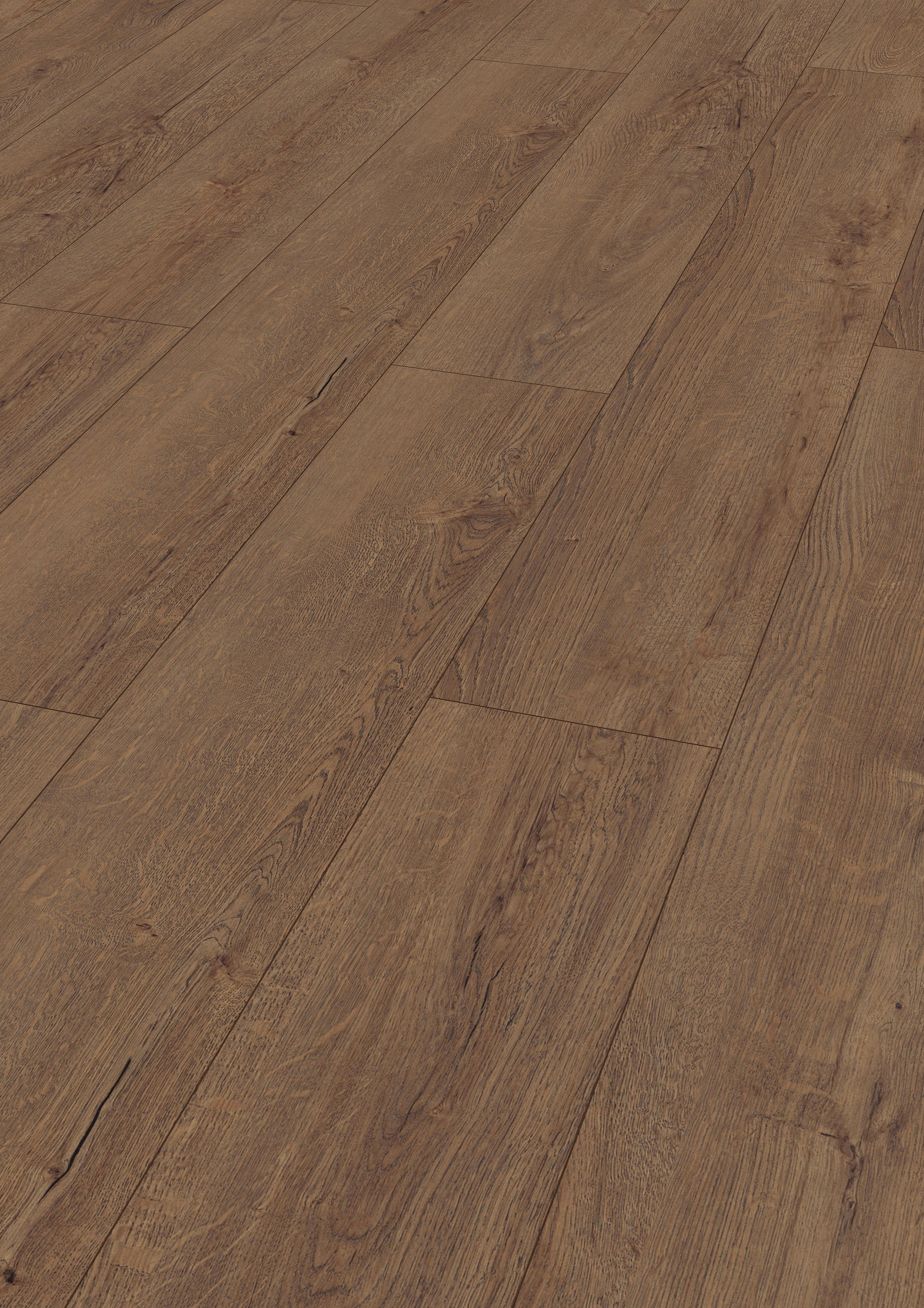 LAMINATBODEN Exquisit  - Eichefarben, KONVENTIONELL, Holz (138.0/19.3/0.8cm)