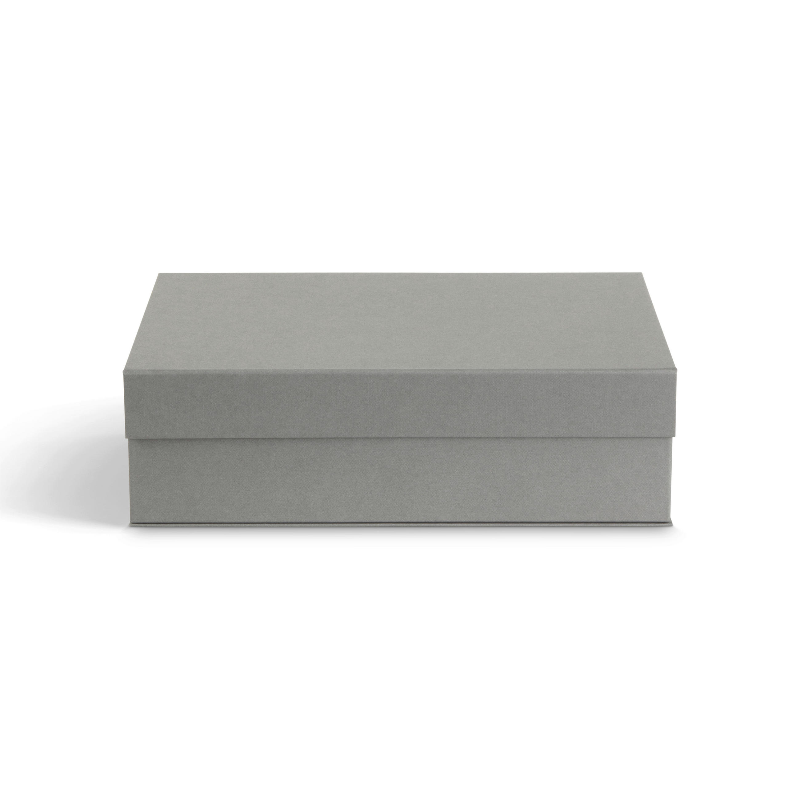 AUFBEWAHRUNGSBOX    29.5/42.5/13 cm  - Grau, Basics, Karton/Papier (29.5/42.5/13cm)