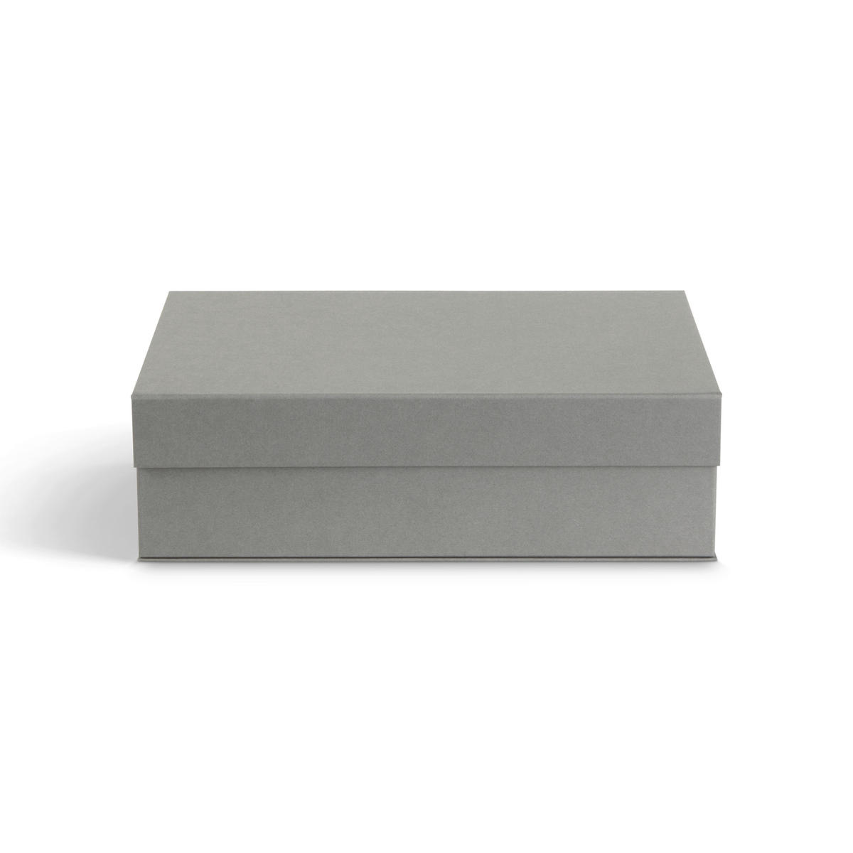 AUFBEWAHRUNGSBOX    29.5/42.5/13 cm  - Grau, Basics, Karton/Papier (29.5/42.5/13cm)