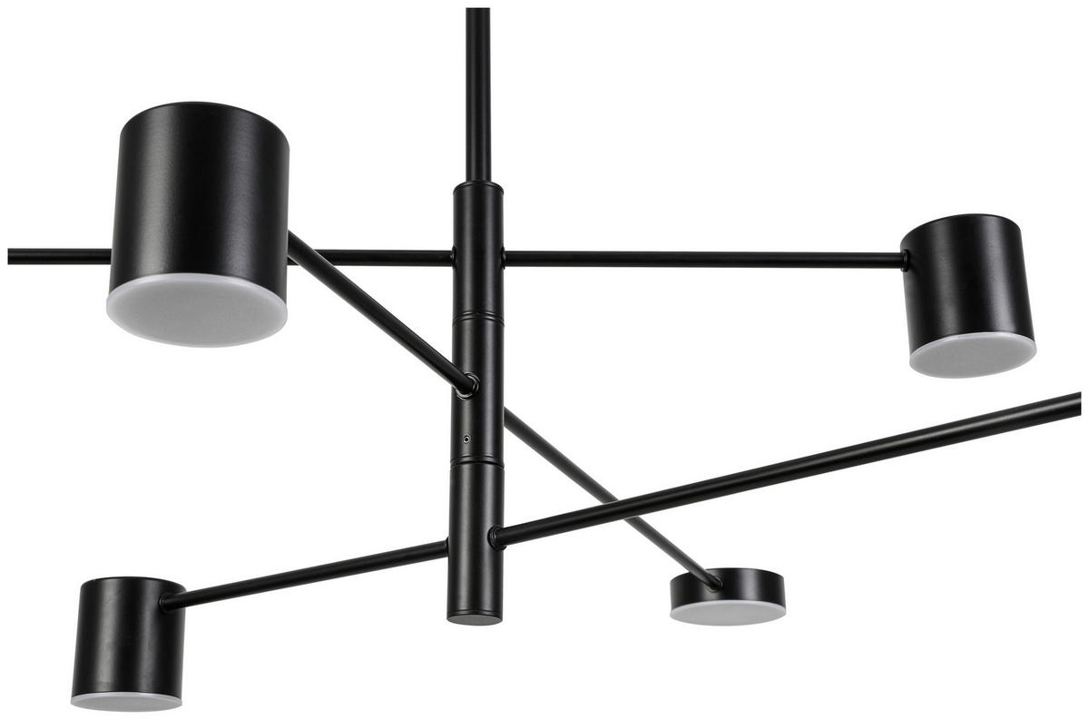 HÄNGELEUCHTE 92/105/56,5 cm   - Schwarz, Design, Kunststoff/Metall (92/105/56,5cm) - Collet's Monde