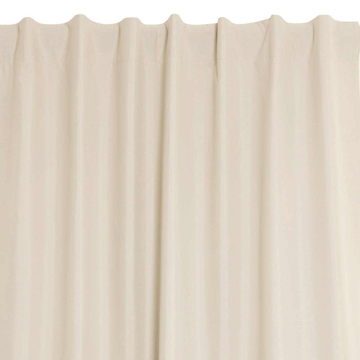 FERTIGVORHANG  black-out (lichtundurchlässig)   135/280 cm  - Ecru, Basics, Textil (135/280cm)