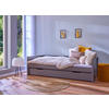 AUSZIEHBETT 90/200 cm Grau  - Naturfarben/Grau, Konventionell, Holz (90/200cm) - MID.YOU