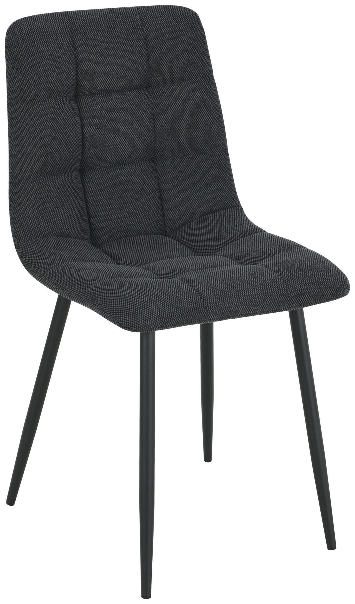 VIERFUßSTUHL - Schwarz, KONVENTIONELL, Holz/Textil (45/88/55cm) - P & B