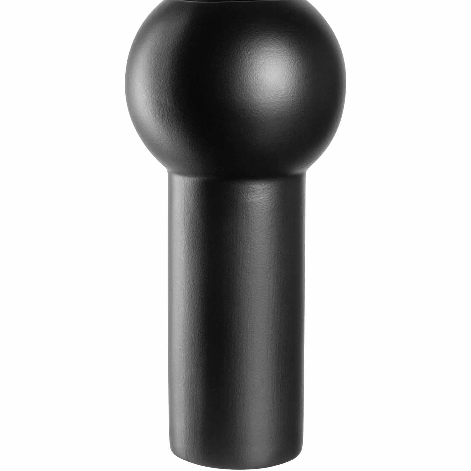 VASE 31 cm  - Schwarz, LIFESTYLE, Keramik (14,5/31/14,5cm) - Leonardo