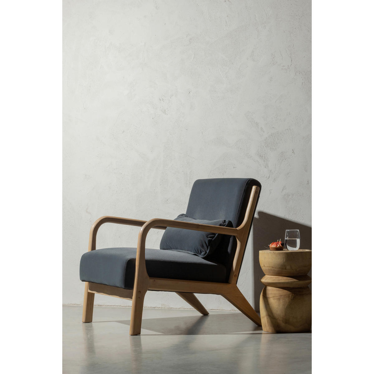 BEISTELLTISCH 28/28/40 cm Bikkel Paulownia Naturfarben rund  - Naturfarben, Design, Holz (28/28/40cm) - Livetastic