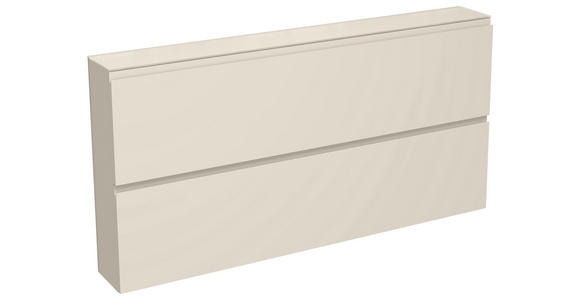 GARDEROBE 4-teilig in 170/185/33 cm - Sandfarben, Design, Glas/Holzwerkstoff (170/185/33cm) - Moderano