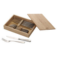 STEAKBESTECK Oscar 12-teilig  - Edelstahlfarben, KONVENTIONELL, Metall (28,5/20/5cm) - Villeroy & Boch