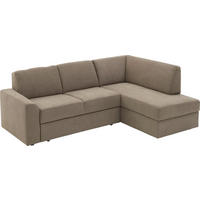 SEDEŽNA GARNITURA, bež  - črna/bež, Konvencionalno, umetna masa/tekstil (227/167cm) - Xora