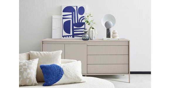 SIDEBOARD  in 160/77/40 cm  - Kaschmir, Design, Holzwerkstoff/Metall (160/77/40cm) - Xora