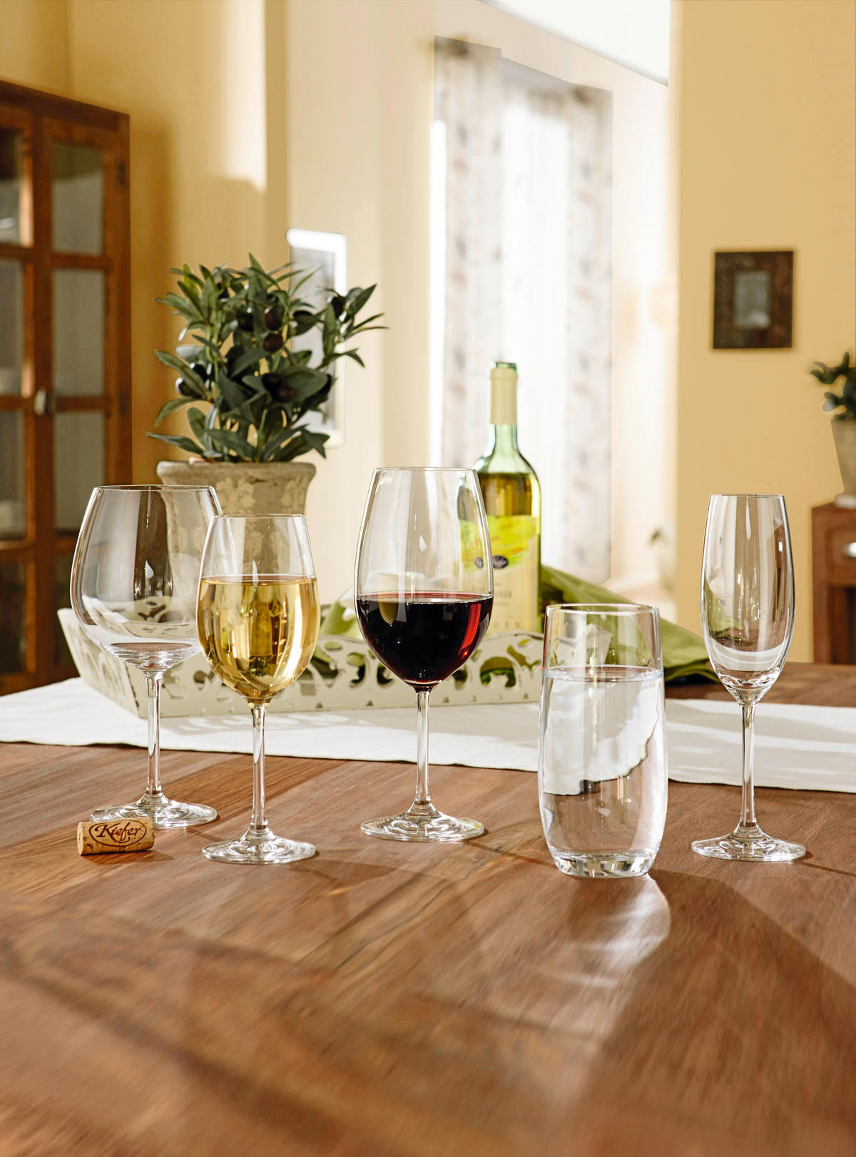 GLÄSERSET  - Klar, Basics, Glas (633ml) - Novel