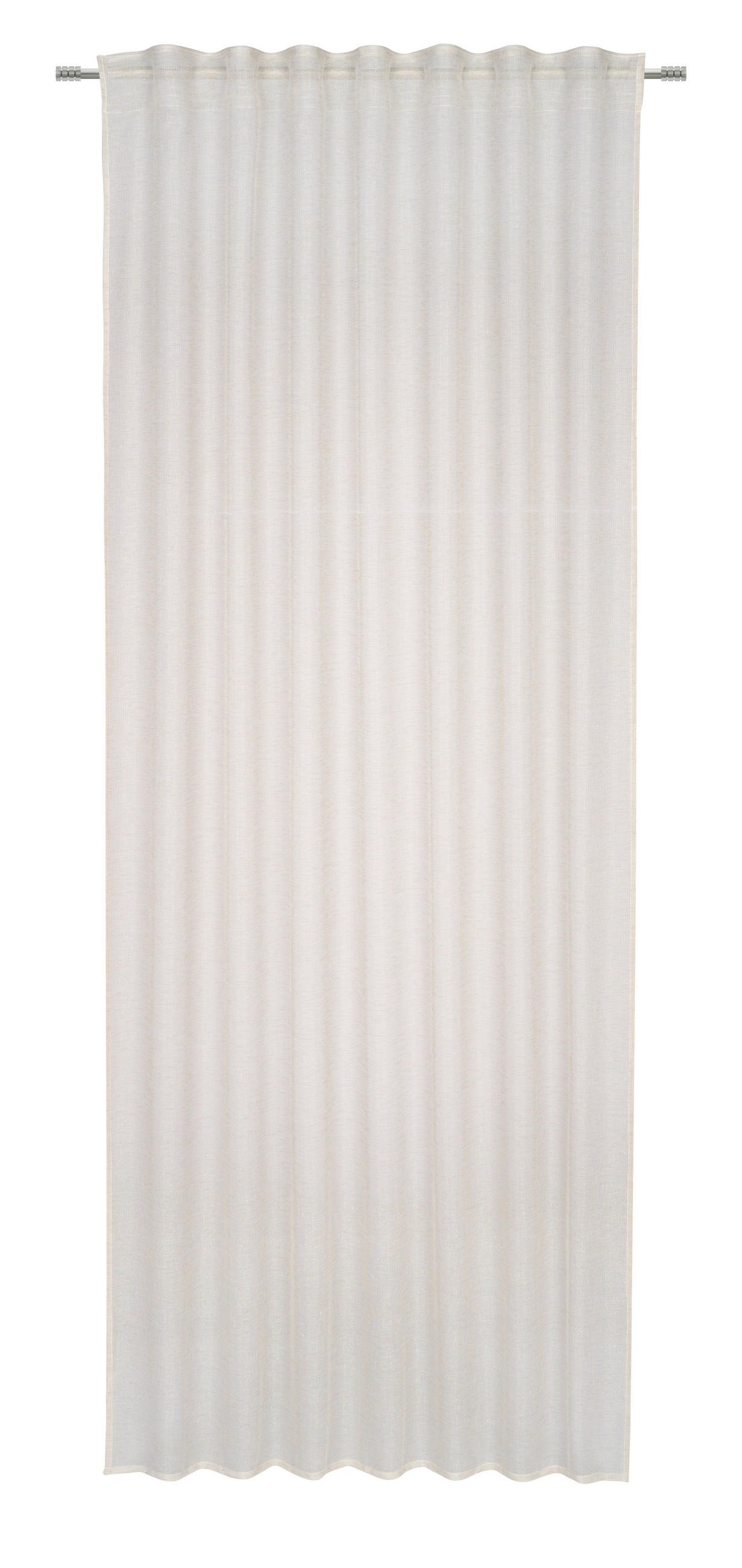 FERTIGVORHANG  transparent   140/245 cm  - Beige, Basics, Textil (140/245cm) - Esposa