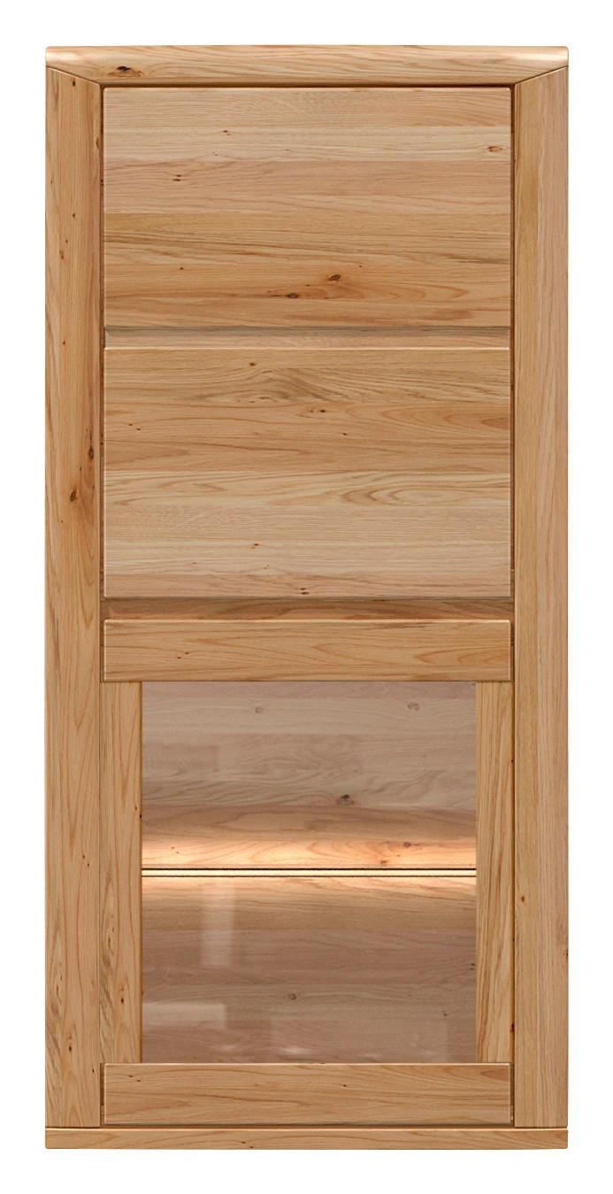 Hängevitrine in Eichefarben