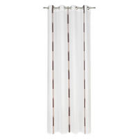 ÖSENVORHANG halbtransparent  - Taupe/Braun, KONVENTIONELL, Textil (140/260cm) - Dieter Knoll