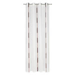 ÖSENVORHANG halbtransparent - Taupe/Braun, KONVENTIONELL, Textil (140/260cm) - Dieter Knoll