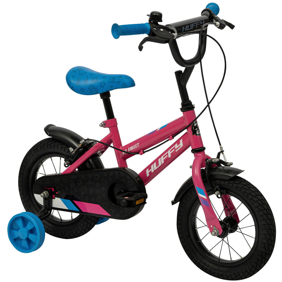 KINDERFAHRRAD 12 Zoll  - Pink, Basics, Metall (51/72/85cm)