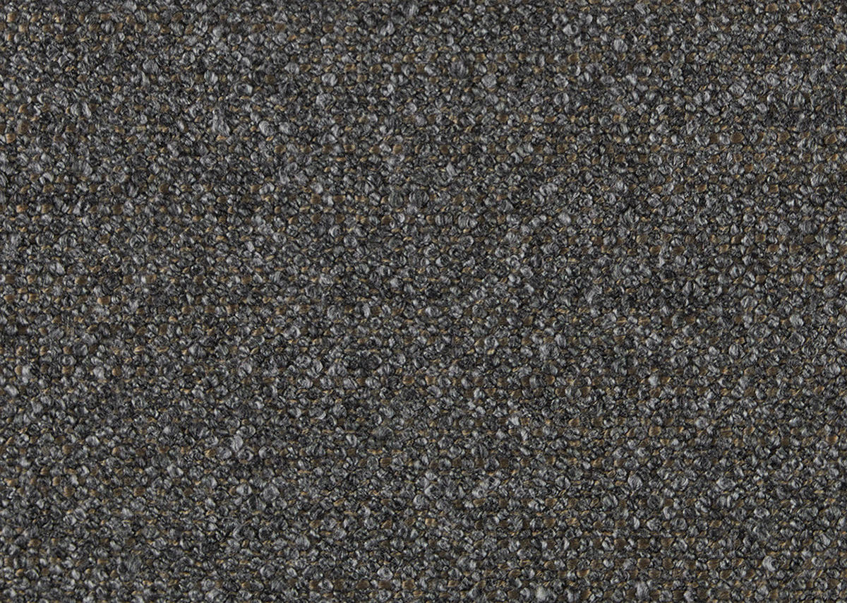 ECKSOFA in Bouclé Dunkelgrau  - Dunkelgrau/Schwarz, Modern, Textil/Metall (186/330cm) - Johann Jakob
