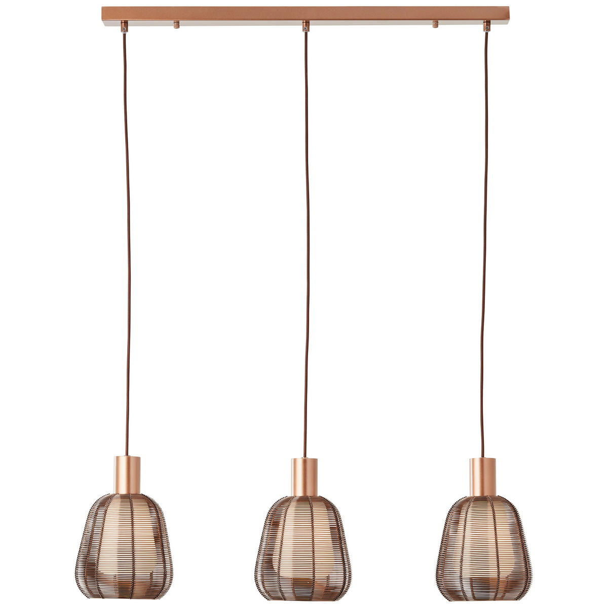 HÄNGELEUCHTE 120/18/84 cm Dunkelbraun