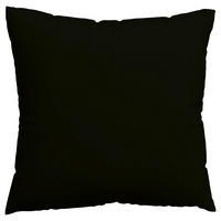 KISSENHÜLLE EASY JERSEY 40/40 cm  - Schwarz, Basics, Textil (40/40cm) - Schlafgut
