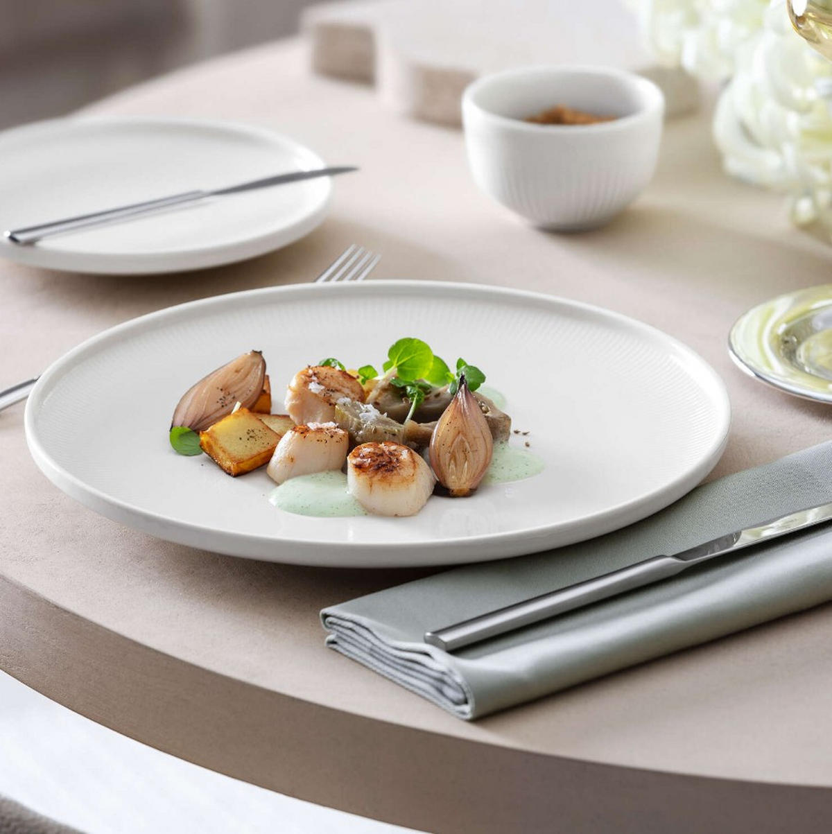 SPEISETELLER Afina  27 cm   - Weiß, KONVENTIONELL, Keramik (27cm) - Villeroy & Boch