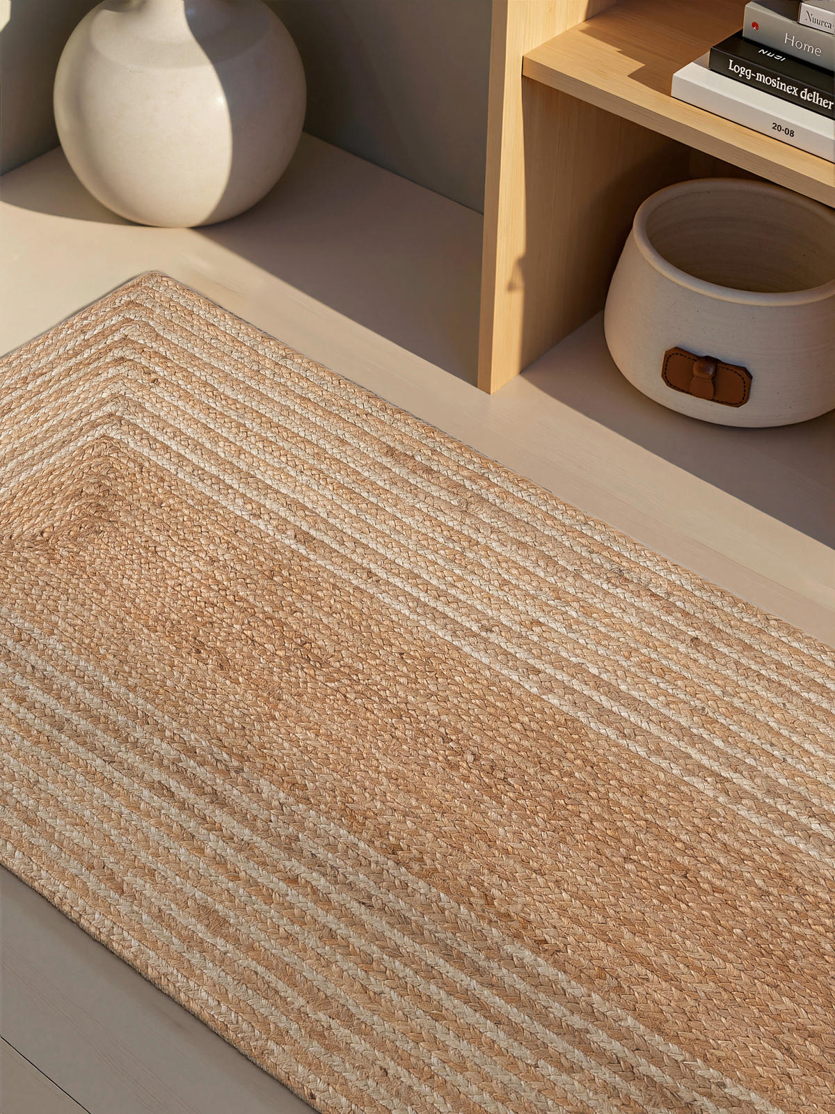 LÄUFER 80/200 cm Juno  - Goldbraun/Creme, Natur, Textil (80/200cm) - Hanse Home