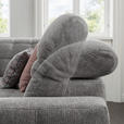 ECKSOFA in Webstoff Grau 302/216 cm - Schwarz/Grau, Design, Holz/Textil (302/216cm) - Xora