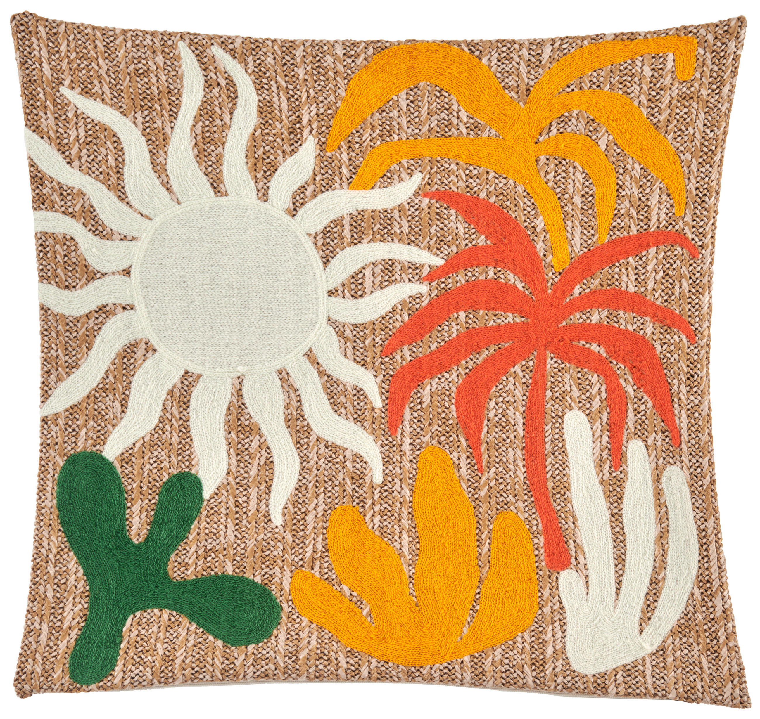 ZIERKISSEN  42/42 cm   - Naturfarben, KONVENTIONELL, Textil (42/42cm) - Esposa