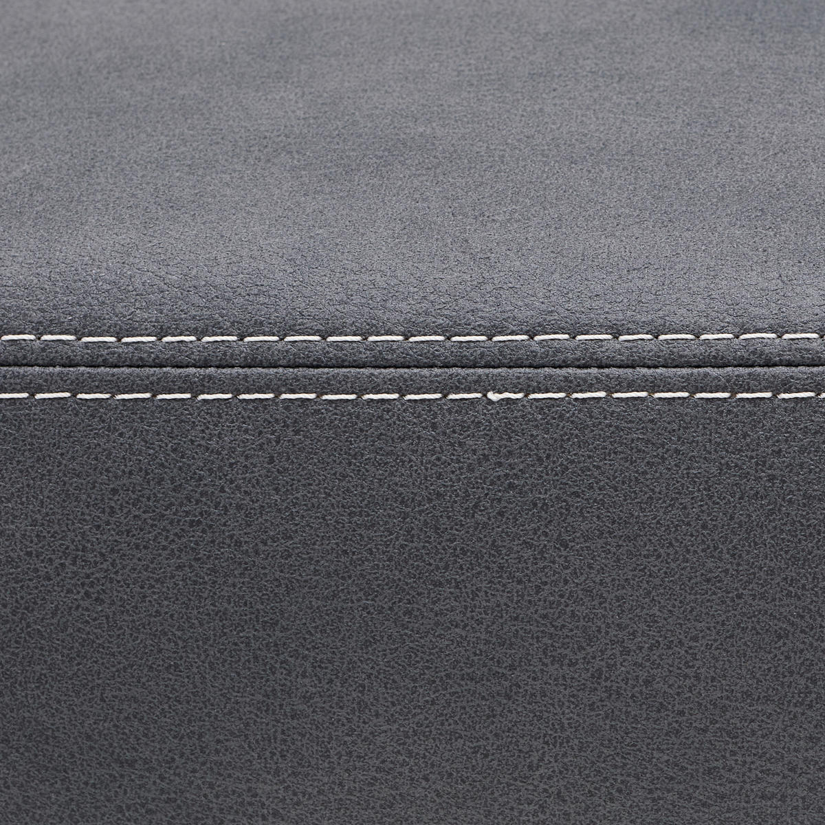 2,5-SITZER in Mikrofaser Grau  - Beige/Schwarz, Design, Textil/Metall (214/86/97cm) - Hom`in