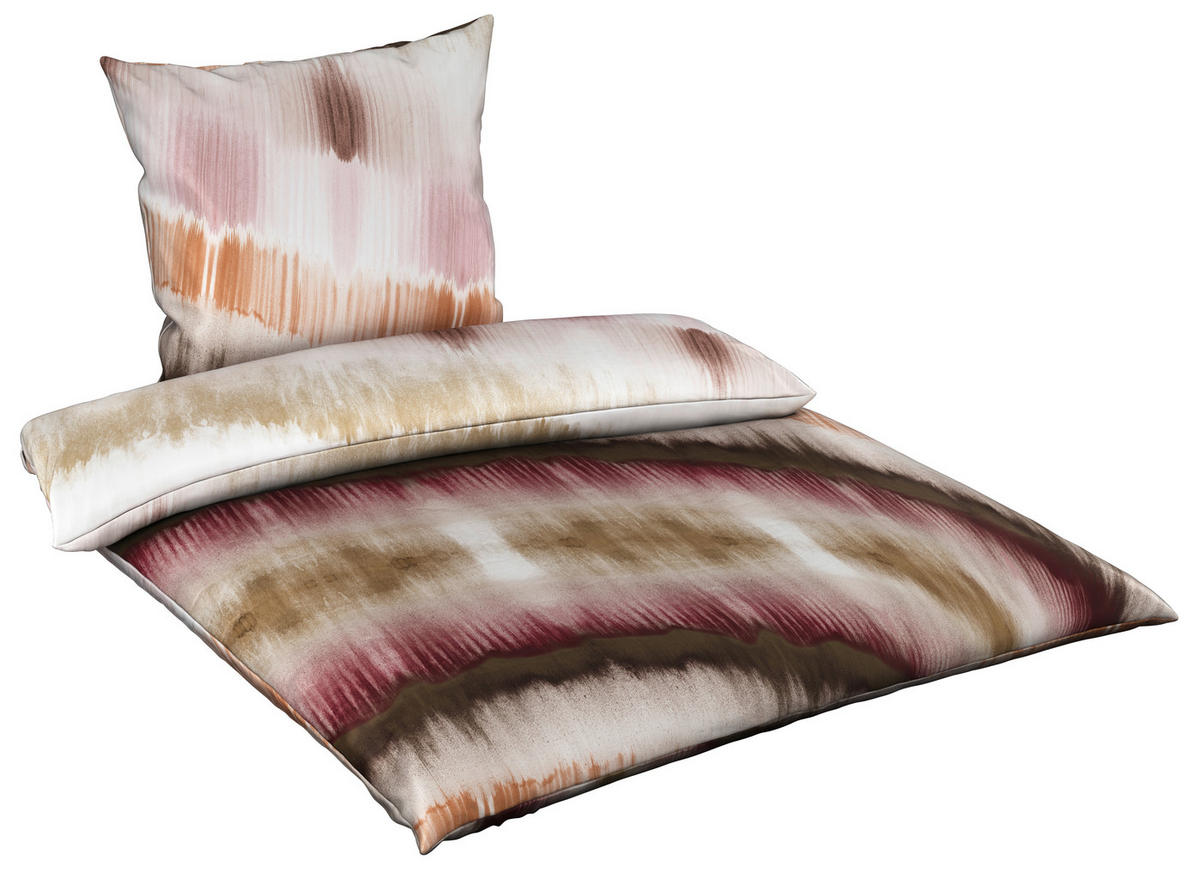 BETTWÄSCHE Satin 135/200 cm  - Cappuccino, KONVENTIONELL, Textil (135/200cm) - Novel