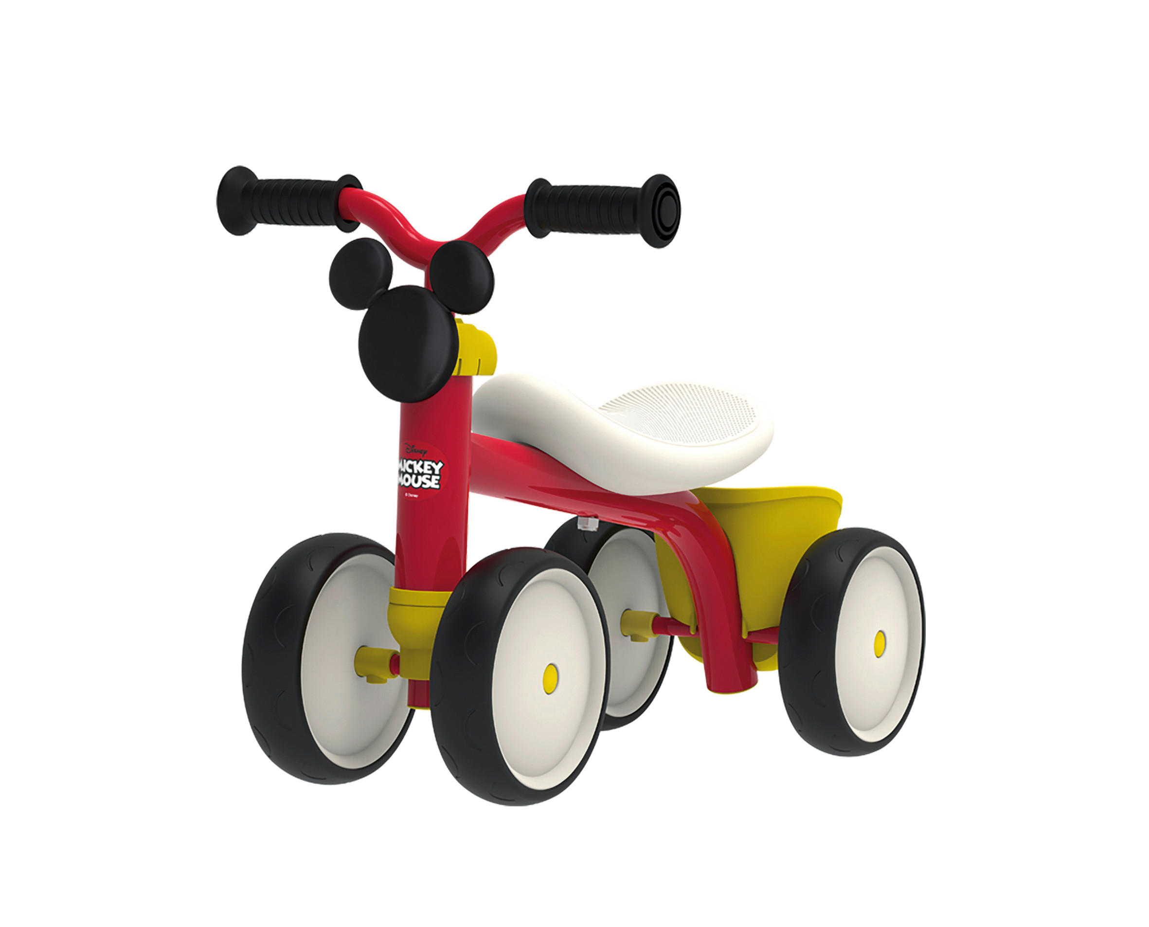 SMOBY MICKY ODRÁŽEDLO - bílá/černá, Basics, kov/plast (26/15/50,50cm) - Simba