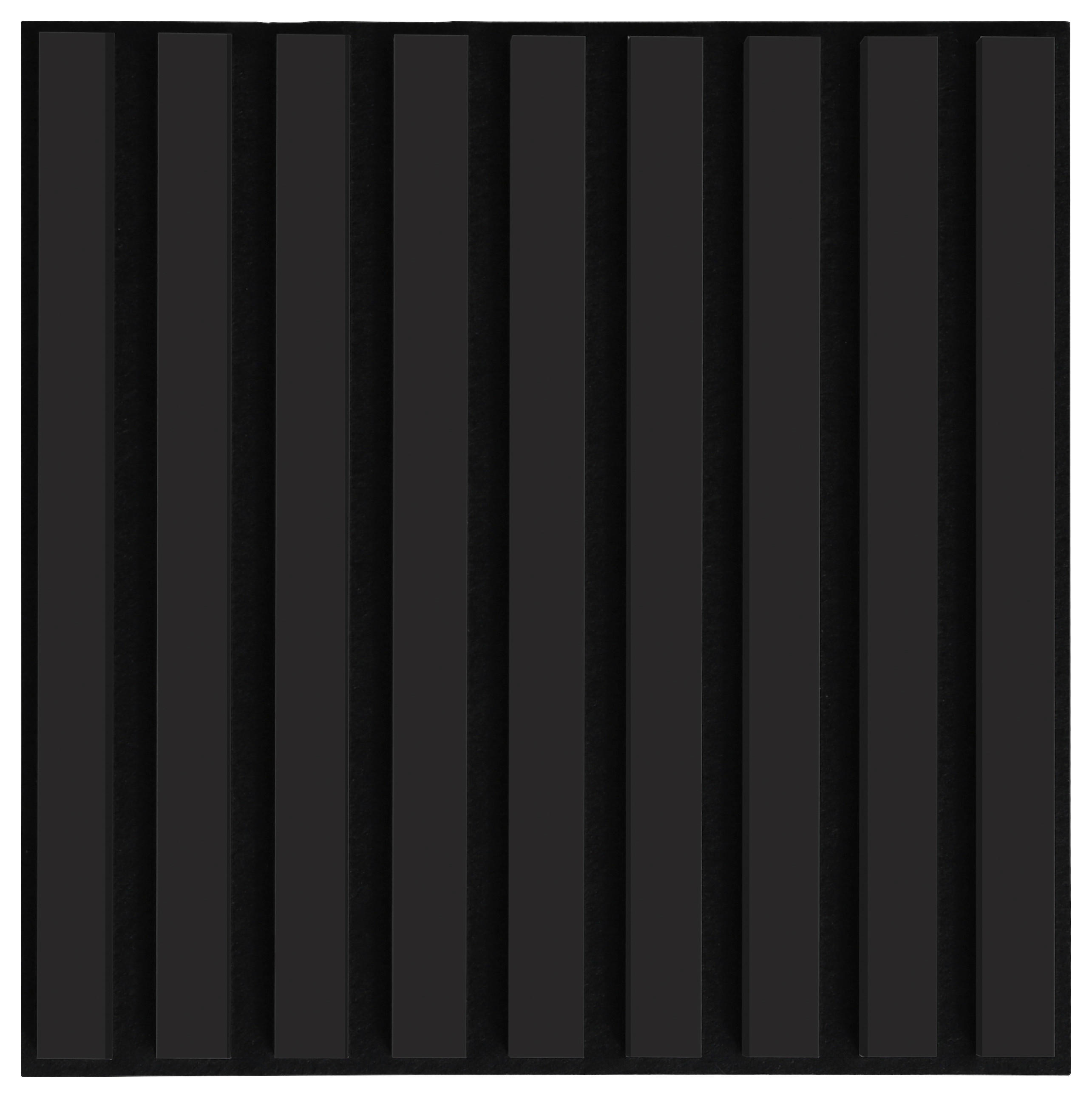 AKUSTICKÝ PANEL 40/40/1,8 cm - černá, Design, kompozitní dřevo/textil (40/40/1,8cm) - Xora