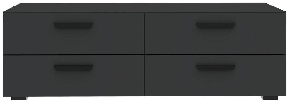 MINIBYRÅ  110,7/35/51,9 cm  - antracit, Klassisk, trämaterial (110,7/35/51,9cm) - Best Price