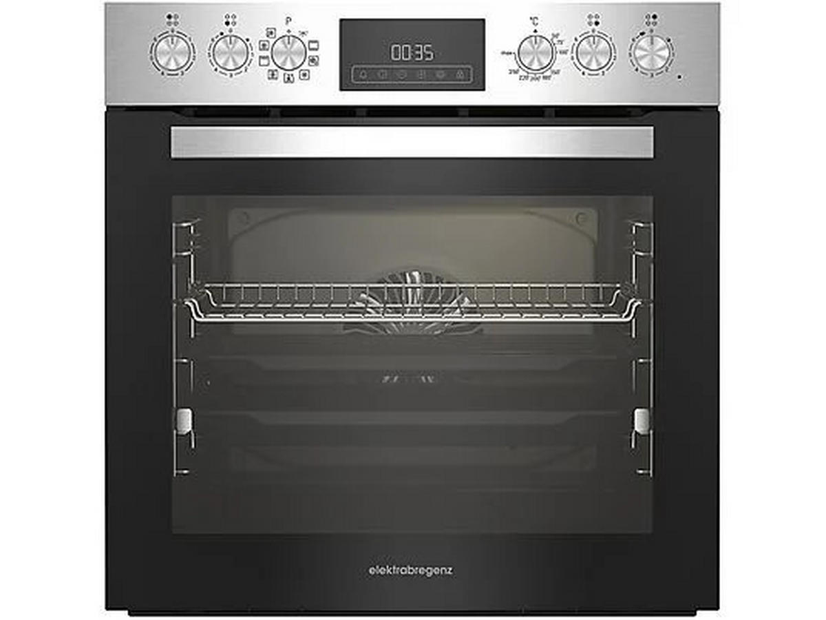 HERDSET HE64090XR  - Edelstahlfarben/Schwarz, Basics, Metall (59,4/59,5/56,7cm) - Elektra Bregenz