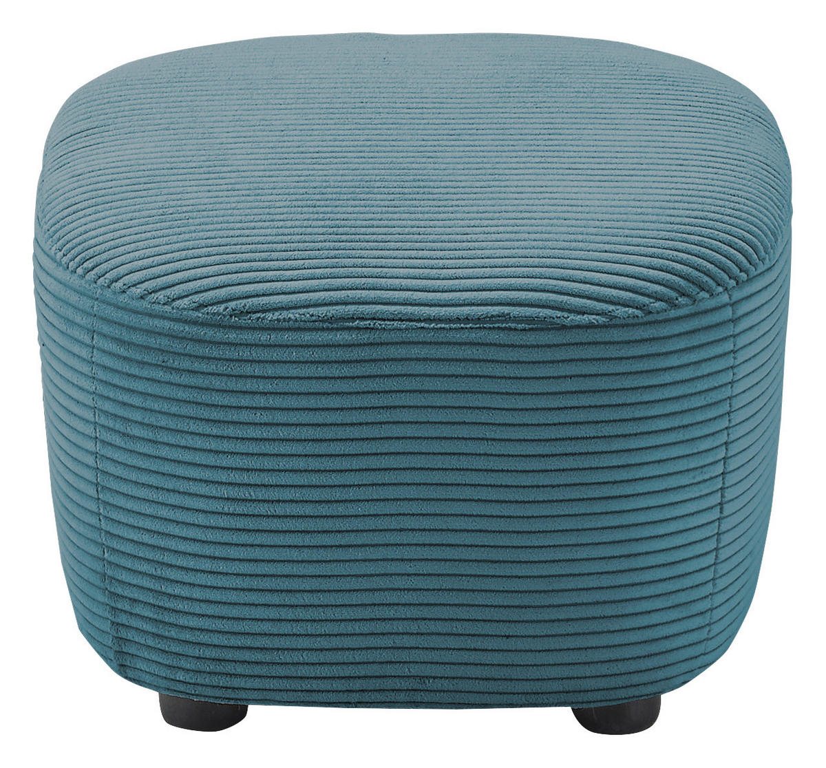 HOCKER Cord Blau  - Blau/Schwarz, Design, Kunststoff/Textil (54/41/57cm) - SetOne by Musterring