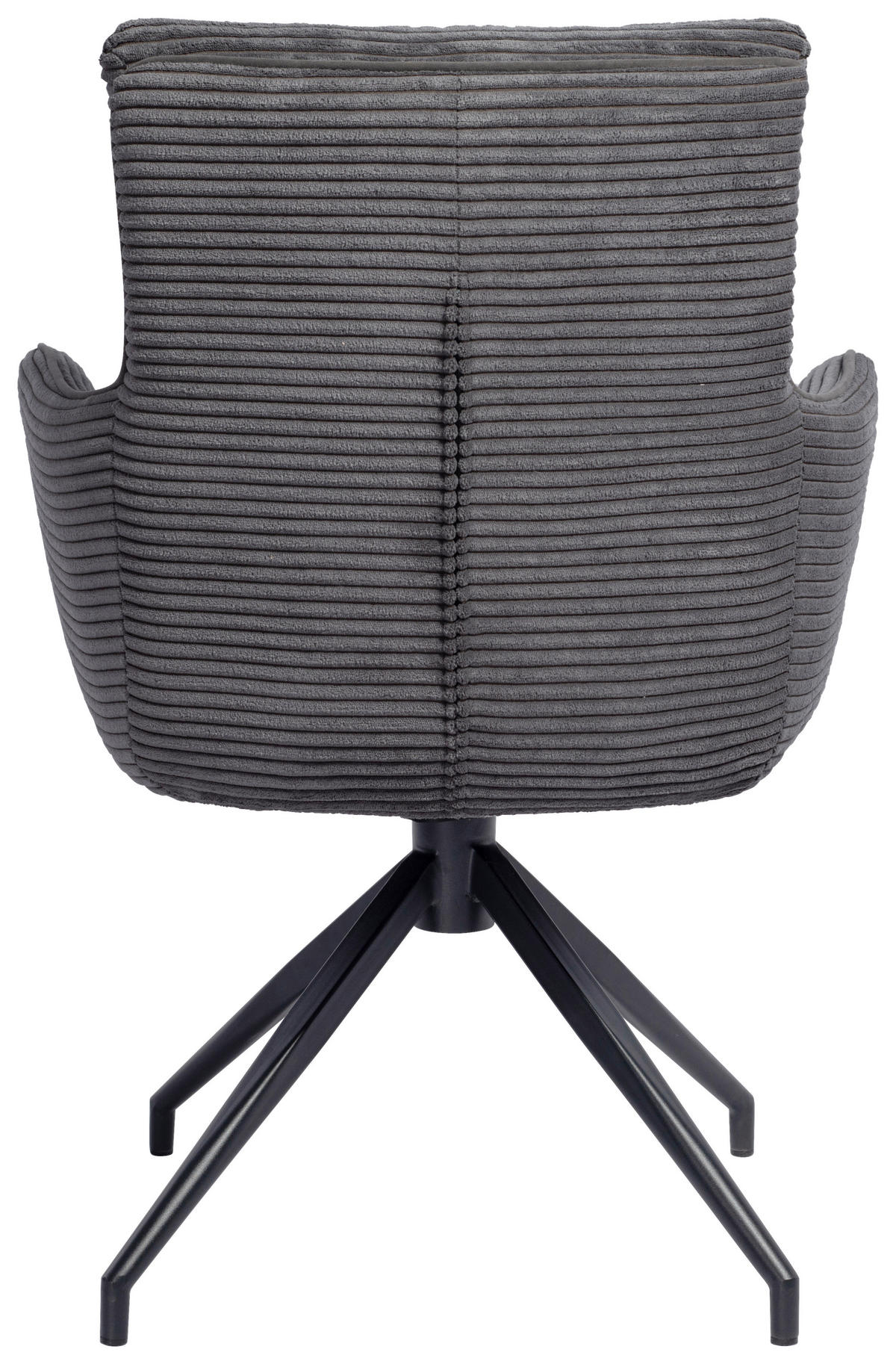 STOL MED ARMSTÖD järn manchester  - blågrå/svart, Design, metall/textil (66/89/64cm) - Stylife
