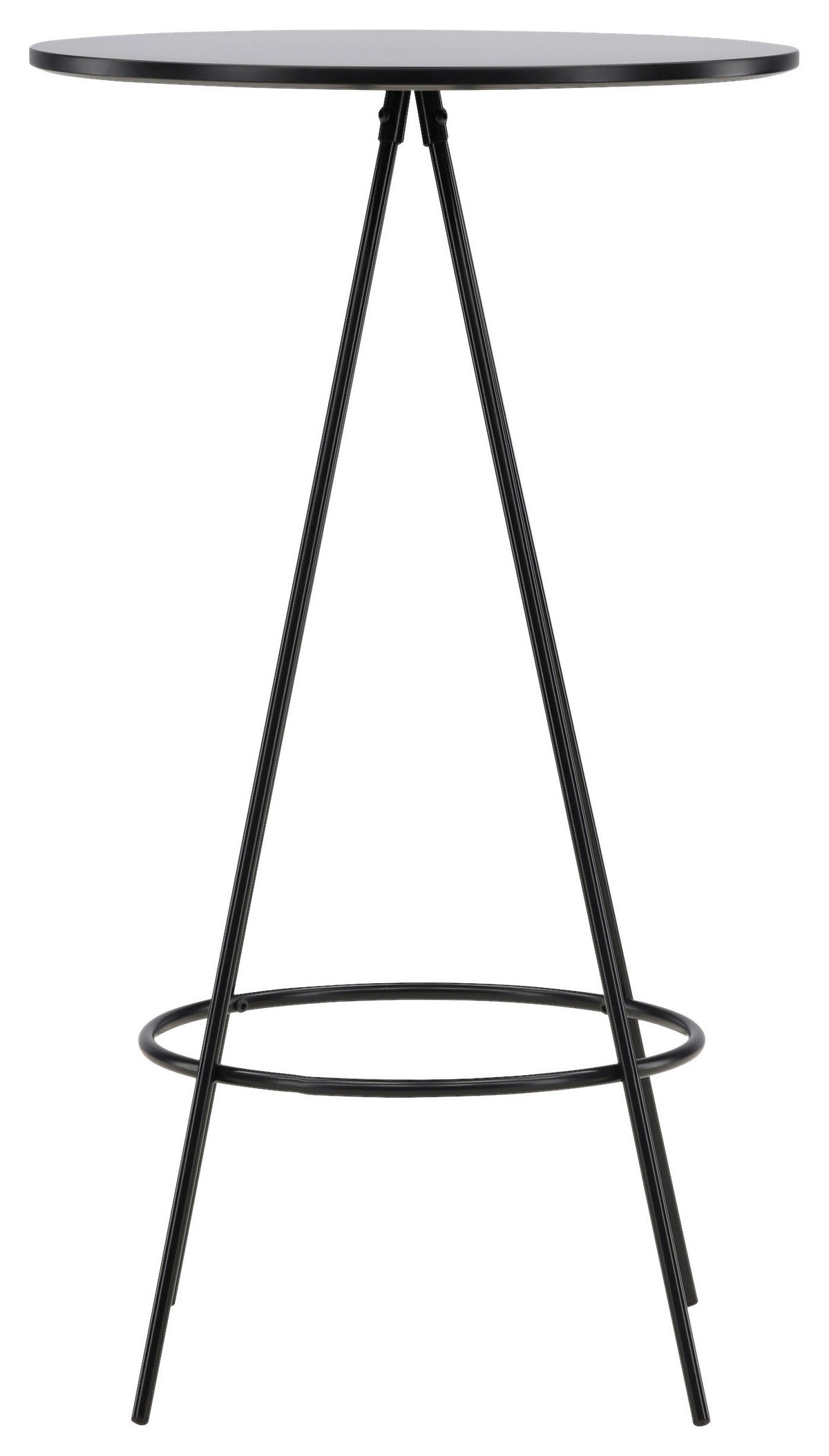 BARPALL i svart  - svart, Design, metall/trämaterial (60/105/60cm) - Livetastic