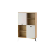 REGALELEMENT  105/160/40 cm Eichefarben, Kaschmir  - Kaschmir/Eichefarben, Design, Holzwerkstoff/Metall (105/160/40cm) - MID.YOU