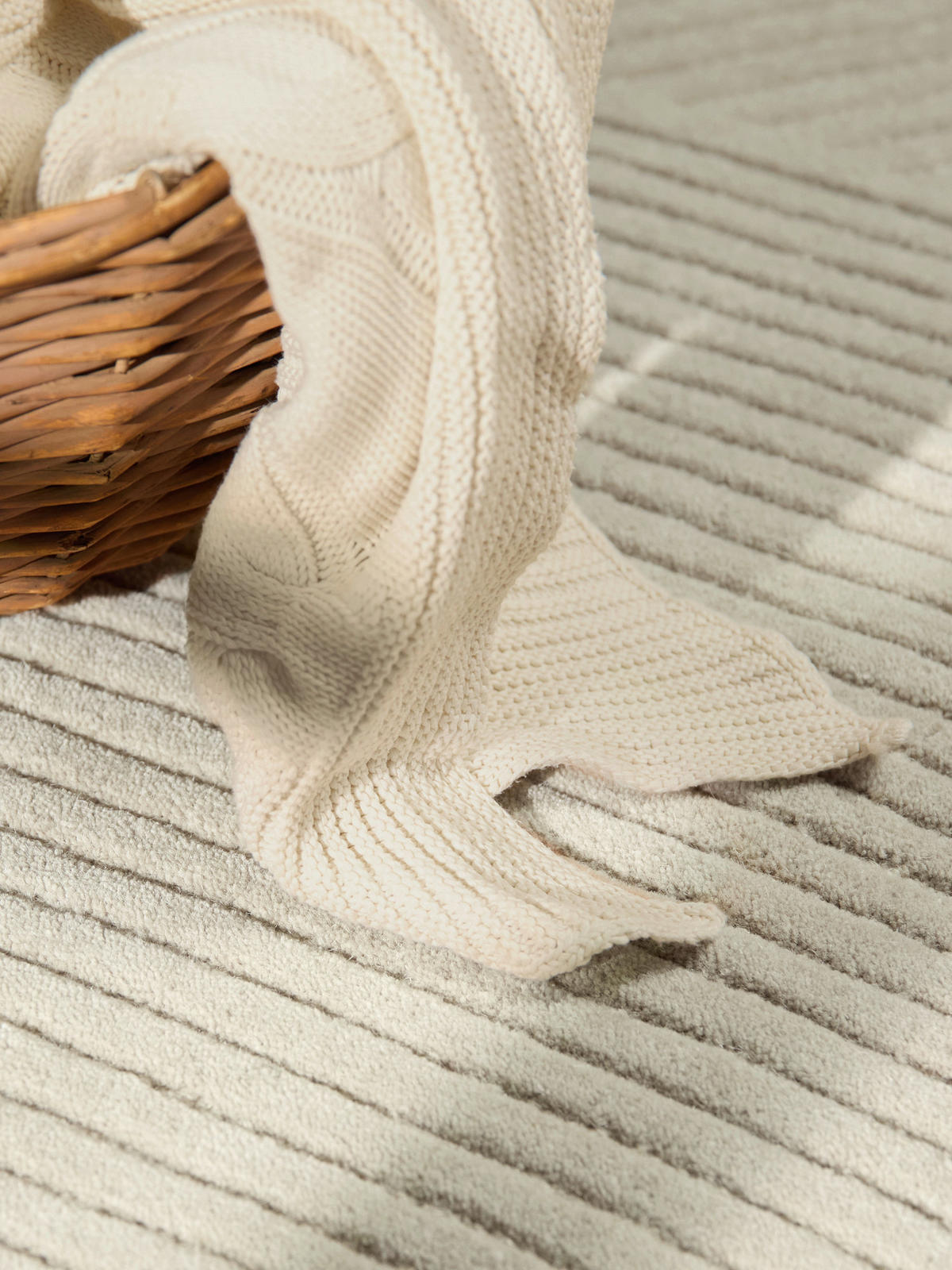 WOLLTEPPICH 160 cm Kensington Creme  - Creme, Basics, Textil (160cm) - Ted Baker