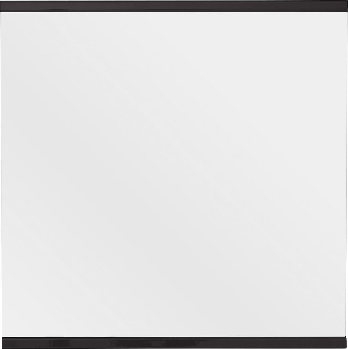 WANDSPIEGEL 75/75,6/4,6 cm  - Graphitfarben, Design, Glas/Holzwerkstoff (75/75,6/4,6cm) - Invivus