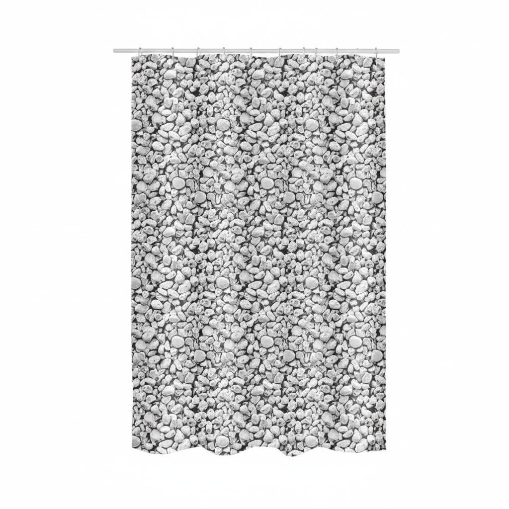 DUSCHVORHANG 180/200 cm  - Grau, Basics, Textil (180/200cm) - MSV