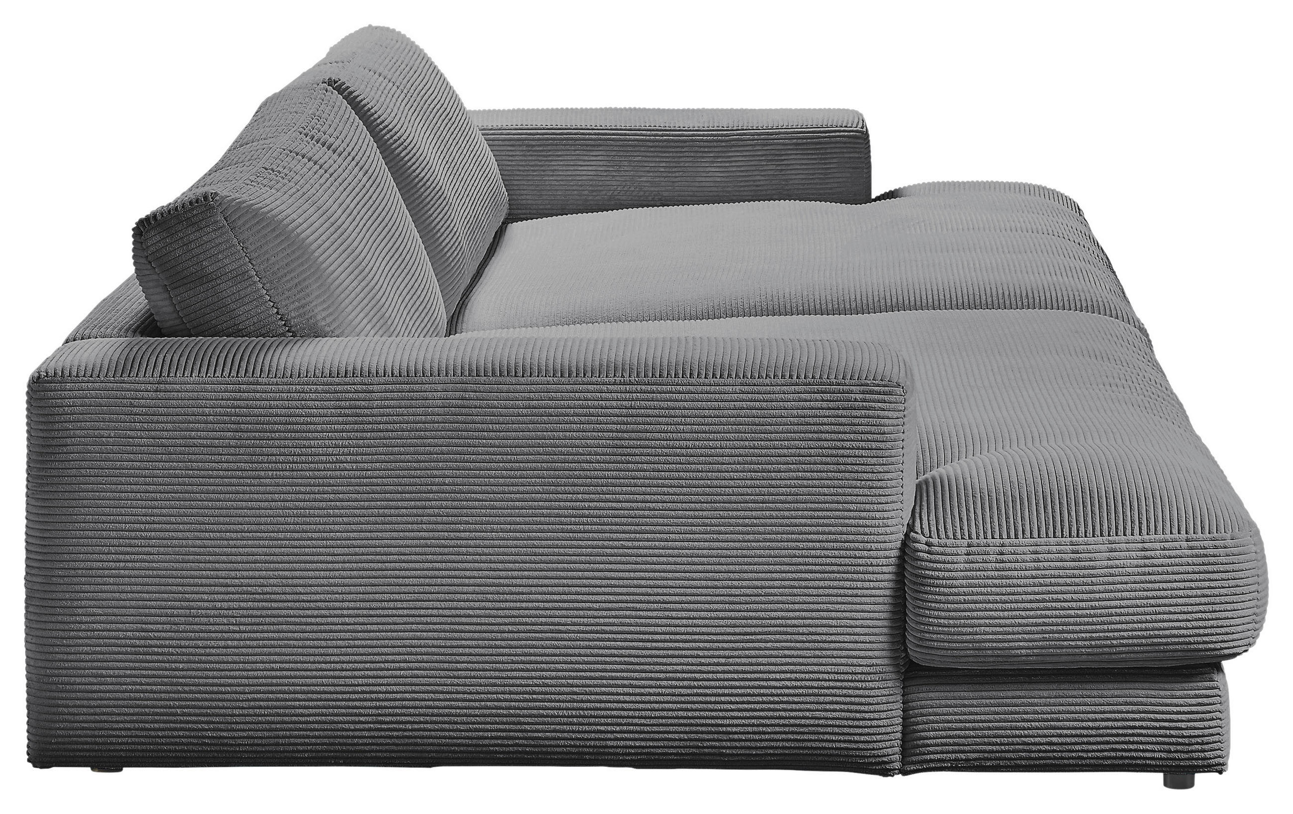 Thumbnail - Pure Home Lifestyle Megasofa, Dunkelgrau, Textil, 4-Sitzer, Füllung: Schaumstoff, Federn, 290x86x170 cm, Blauer Engel, G...