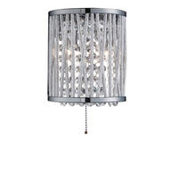 VÄGGLAMPA Elise 15/17 cm   - klar/kromfärg, Design, metall (15/17cm)