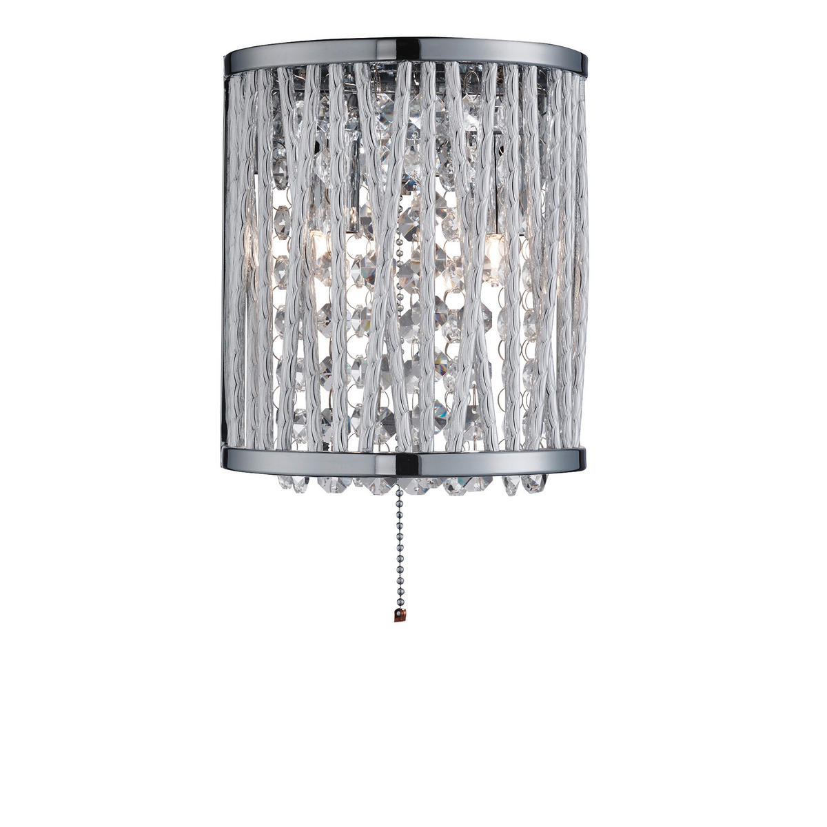 VÄGGLAMPA Elise 15/17 cm   - klar/kromfärg, Design, metall (15/17cm)