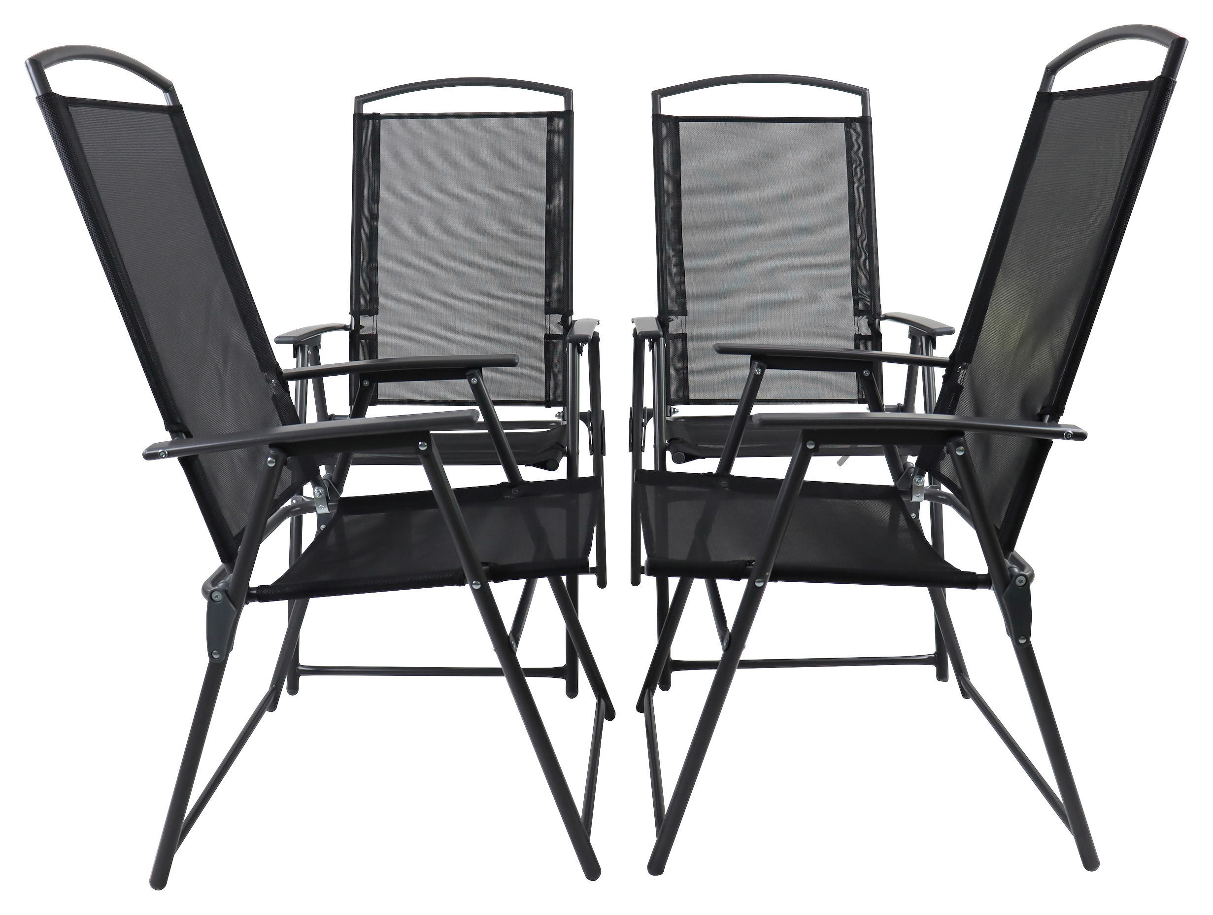 UTESTOLAR SET i metall, textil antracit  - antracit, Basics, metall/textil (50/105/58cm) - Gardenson