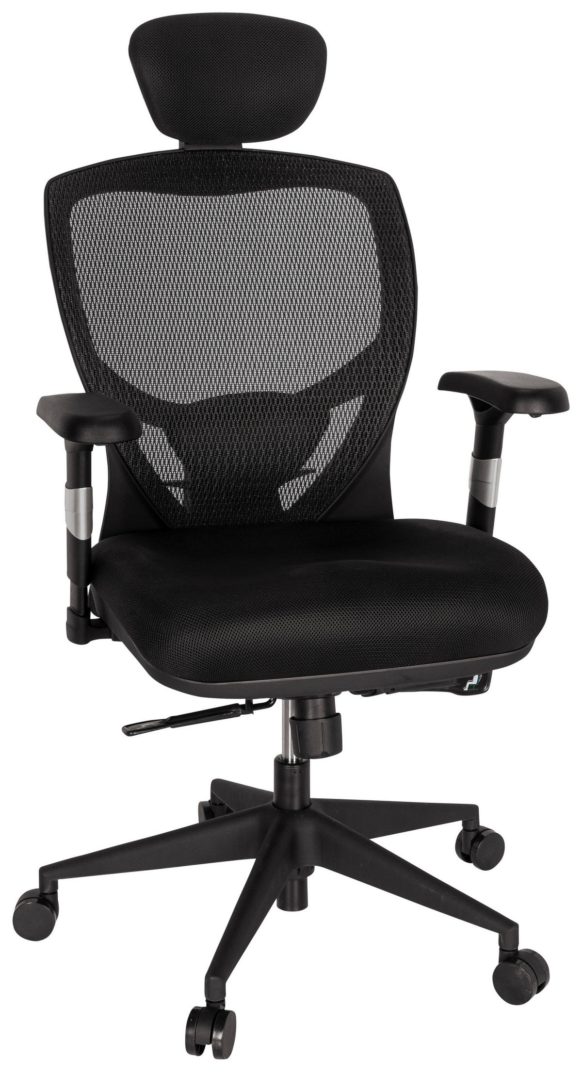 SNURRSTOL  i nätklädsel, flatväv svart  - svart, Basics, textil/plast (66/117/65cm) - MID.YOU