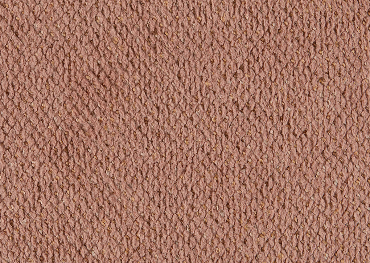 ECKSOFA in Webstoff Terracotta  340/272 cm  - Terracotta/Schwarz, MODERN, Textil/Metall (340/272cm) - W.Schillig