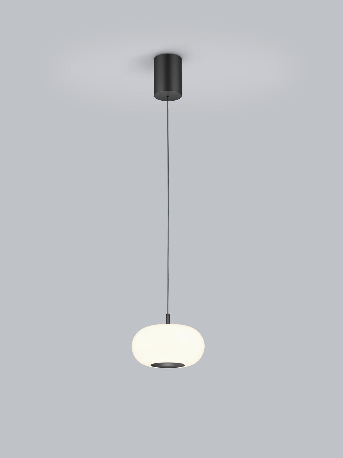 LED-HÄNGELEUCHTE Sapo 8 / 20/210 cm   - Schwarz, Design, Glas/Metall (8 / 20/210cm) - Helestra