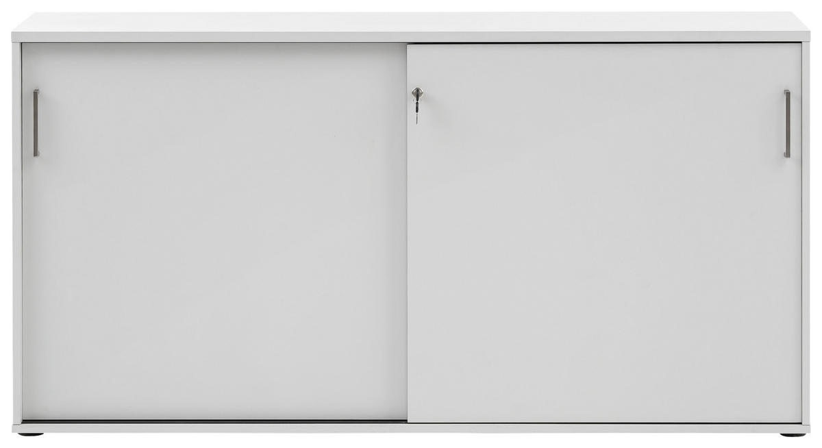 AKTENSCHRANK Hellgrau  - Hellgrau, KONVENTIONELL, Holzwerkstoff (160/84,2/41cm) - MID.YOU