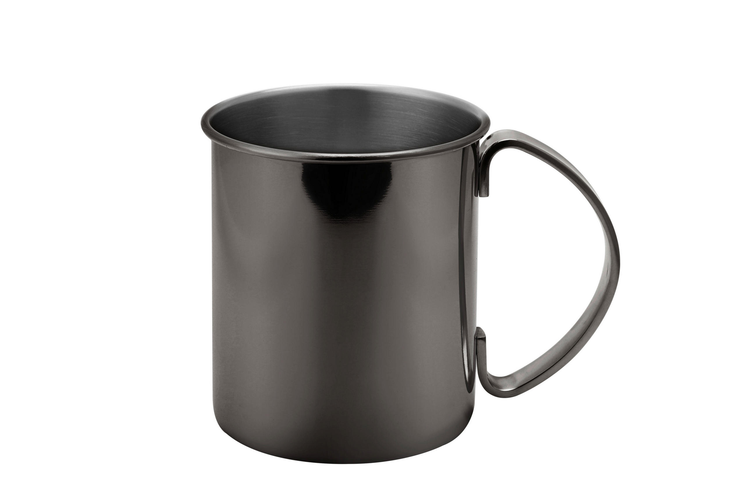 BECHERSET  4-teilig  - Schwarz, Basics, Metall (16,2kg) - Echtwerk