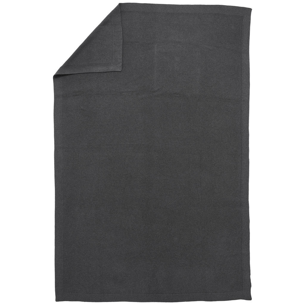 Thumbnail - Dieter Knoll Wohndecke Beja, Dunkelgrau, Textil, Struktur, 150x200 cm, Oeko-Tex® Made IN Green, pflegeleicht, Wohntextil...